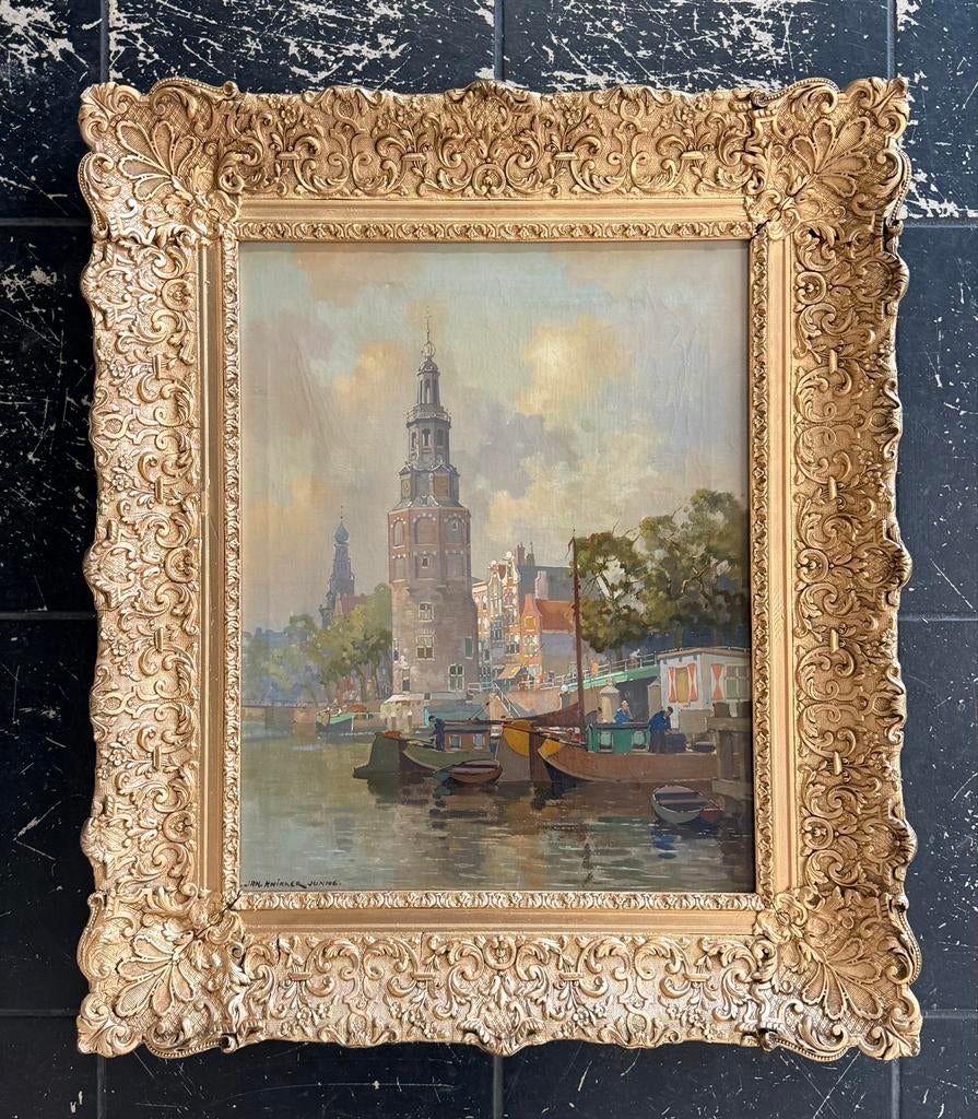 Jan Knikker jr. - Amsterdams Stadsgezicht, Ophalen