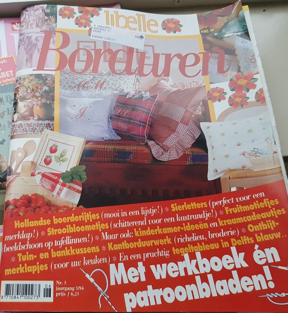 Tijdschrift libelle borduren, Ophalen, Gelezen, Damesbladen