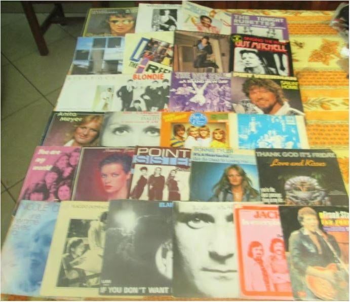 59 oude Vinyl Singles - jaren 70-80, Cd's en Dvd's, Vinyl Singles, Ophalen of Verzenden, Zo goed als nieuw, Pop, Single