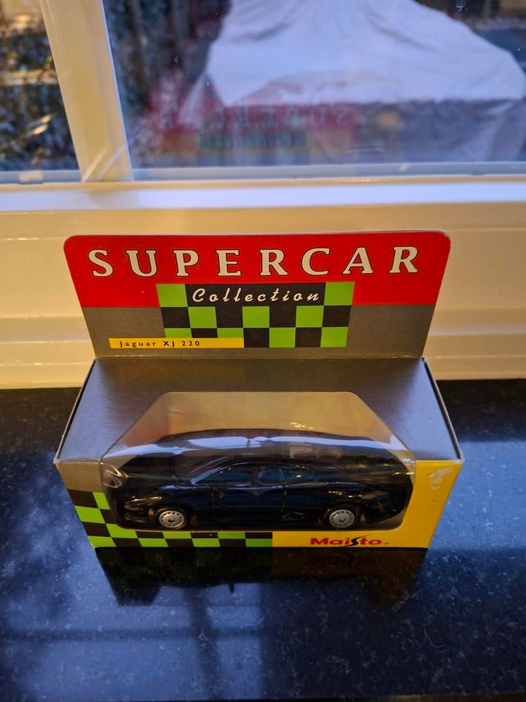 Supercar Collection Jaguar XJ220 - Nieuw in Doos!, Ophalen of Verzenden, Nieuw, Auto, Maisto