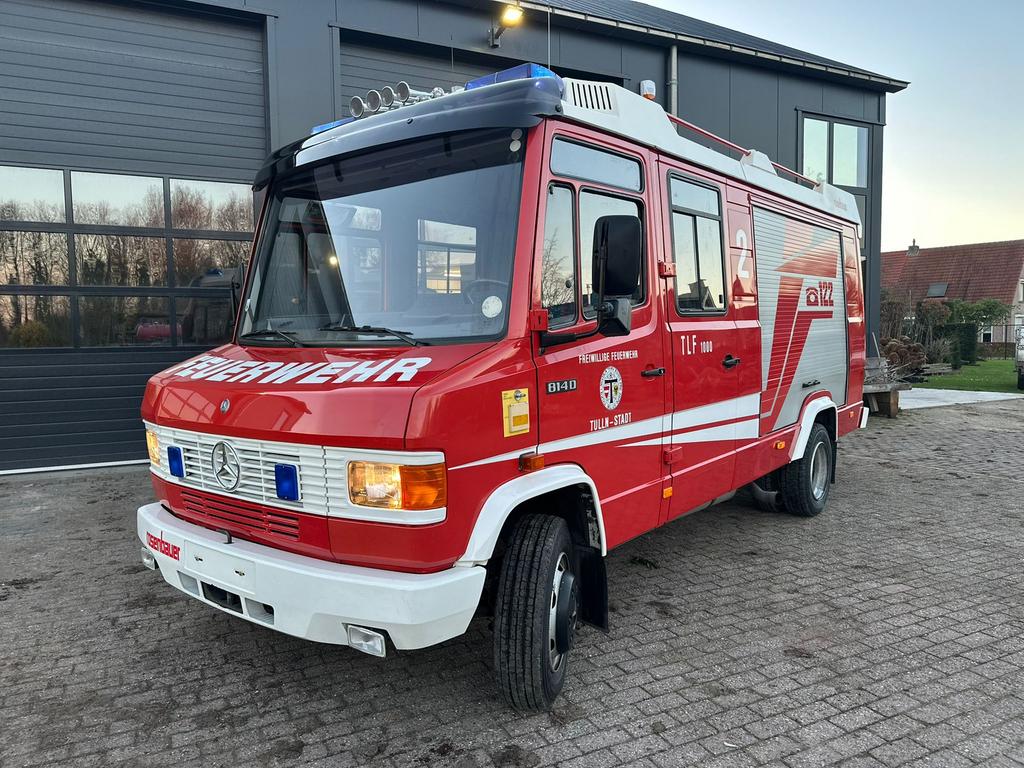 Brandweer mercedes 814 Vario brandweer ‘94, Buscamper of Camperbus, Mercedes-Benz, Particulier, Tot en met 4
