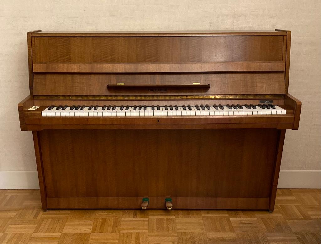 Fritz Kuhla  gereviseerd, Muziek en Instrumenten, Ophalen of Verzenden, Gebruikt, Bruin, Piano