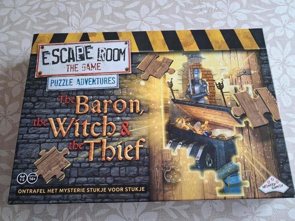 Escape room puzzle adventures. The Baron, witch & the thief, Ophalen of Verzenden, Minder dan 500 stukjes, Gebruikt, Legpuzzel