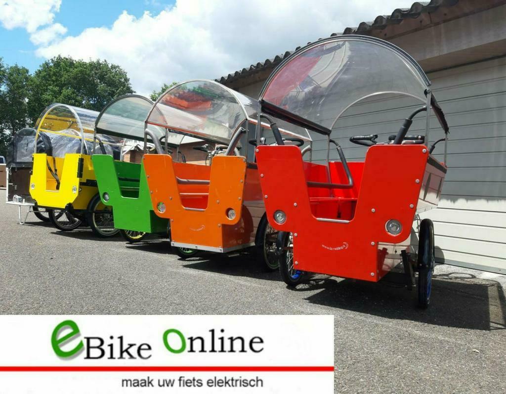 Verhuur lease elektrische de redding KDV BSO bakfietsen 6 8