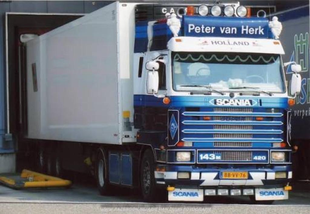 WSI SCANIA  3 SERIES STREAMLINE  REEFER TRAILER  VAN HERK, Ophalen of Verzenden, Nieuw, Bus of Vrachtwagen, Wsi