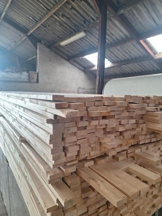 550 brede vuren panlatten 20 x 50 x 5.07m, Doe-het-zelf en Verbouw, Hout en Planken, Minder dan 25 mm, Nieuw, Ophalen of Verzenden