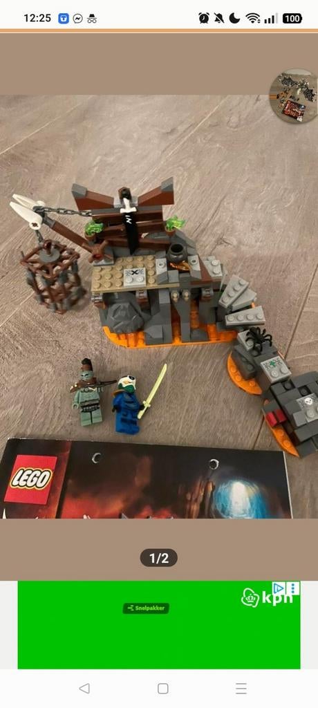 Lego Ninjago 71717 Reis naar de schedelkerkers, Kinderen en Baby's, Speelgoed | Duplo en Lego, Ophalen of Verzenden, Zo goed als nieuw
