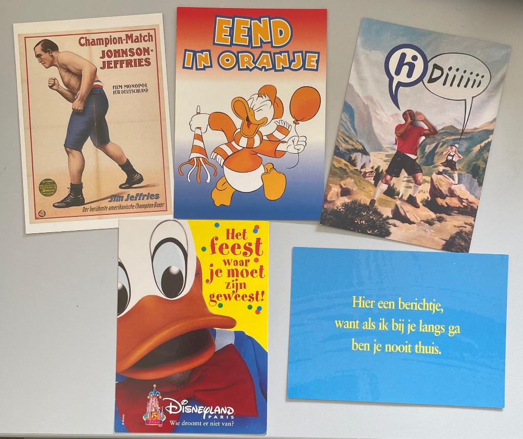5 nieuwe Boomerang Cards ansichtkaarten, Ophalen, 1980 tot heden, Ongelopen, Overige thema's