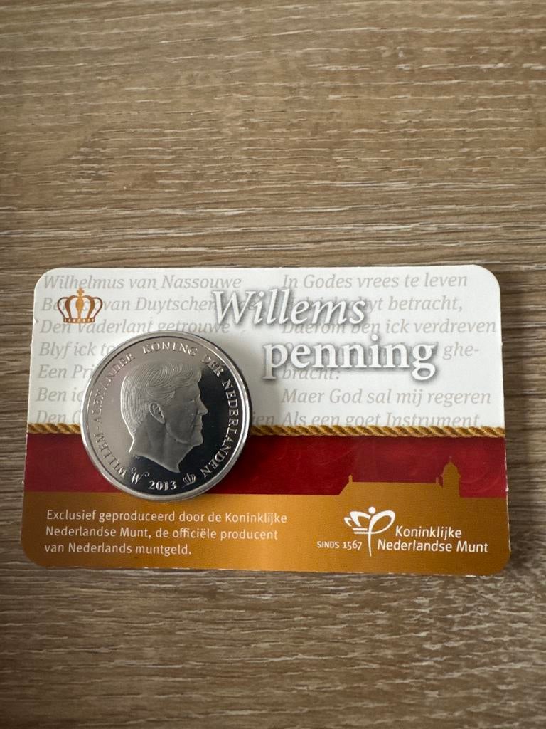 Willems Penning 2013 - Koninklijke Nederlandse Munt, Ophalen of Verzenden, Koningin Beatrix, Overige waardes, Losse munt
