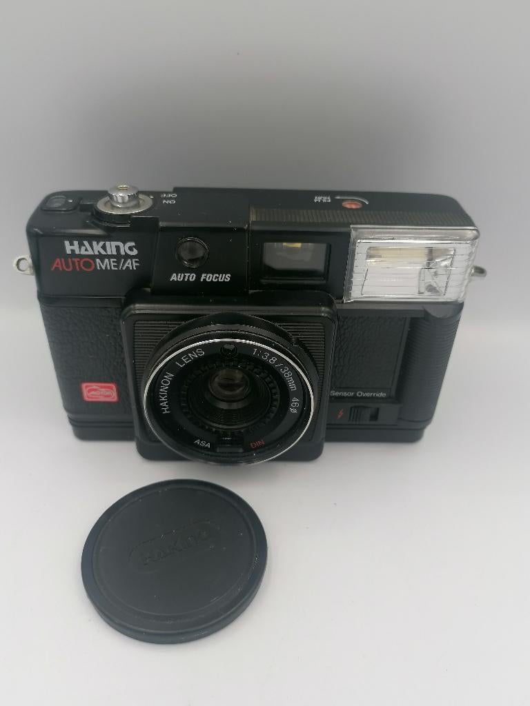 Haking Auto ME AF vintage analog camera, Audio, Tv en Foto, Fotocamera's Analoog, Ophalen of Verzenden, Gebruikt, Compact, Overige Merken