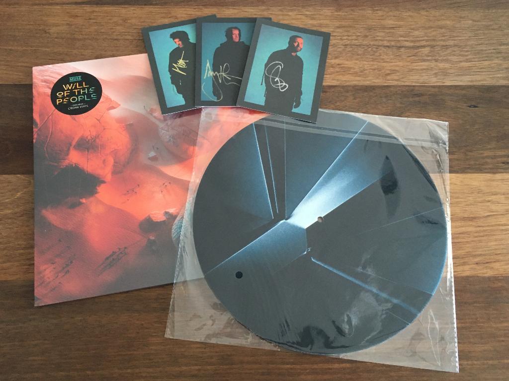 Vinyl LP Muse Will Of The People CREAM incl Slipmat & SIGNED, Ophalen of Verzenden, Nieuw in verpakking, 12 inch, Progressive