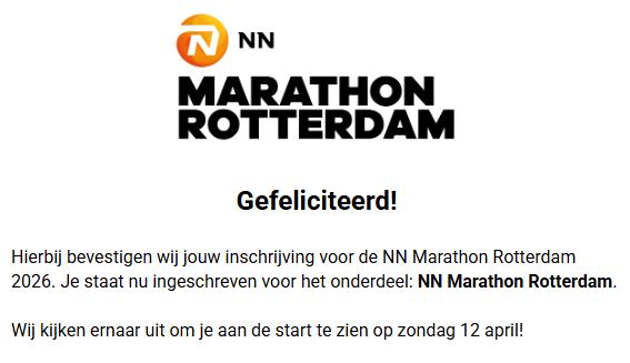Marathon Rotterdam - Startbewijs 12 april 2026, Tickets en Kaartjes, Eén persoon