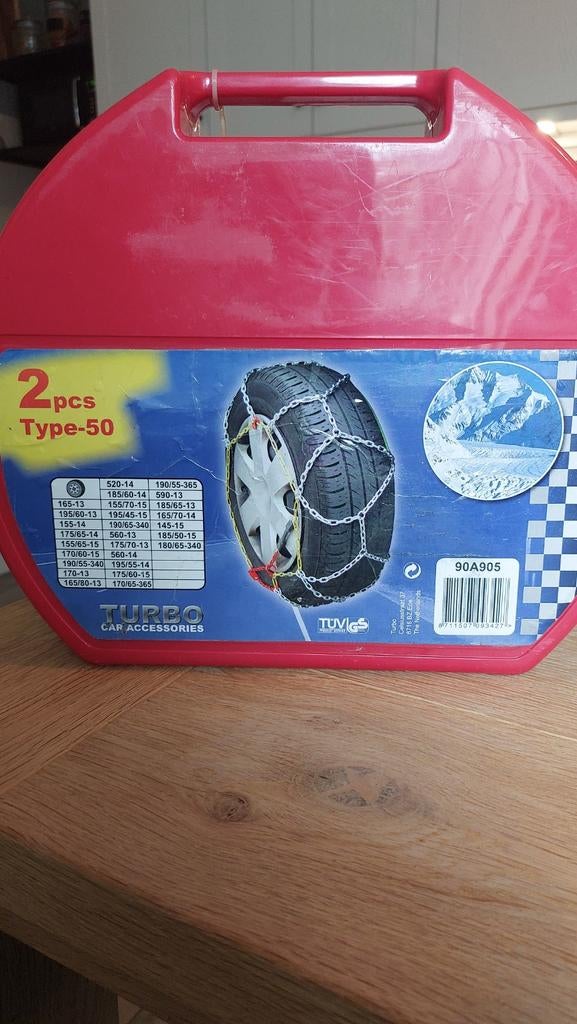 Sneeuwkettingen Turbo - Nieuwstaat, Auto diversen, Sneeuwkettingen, Ophalen of Verzenden, Nieuw
