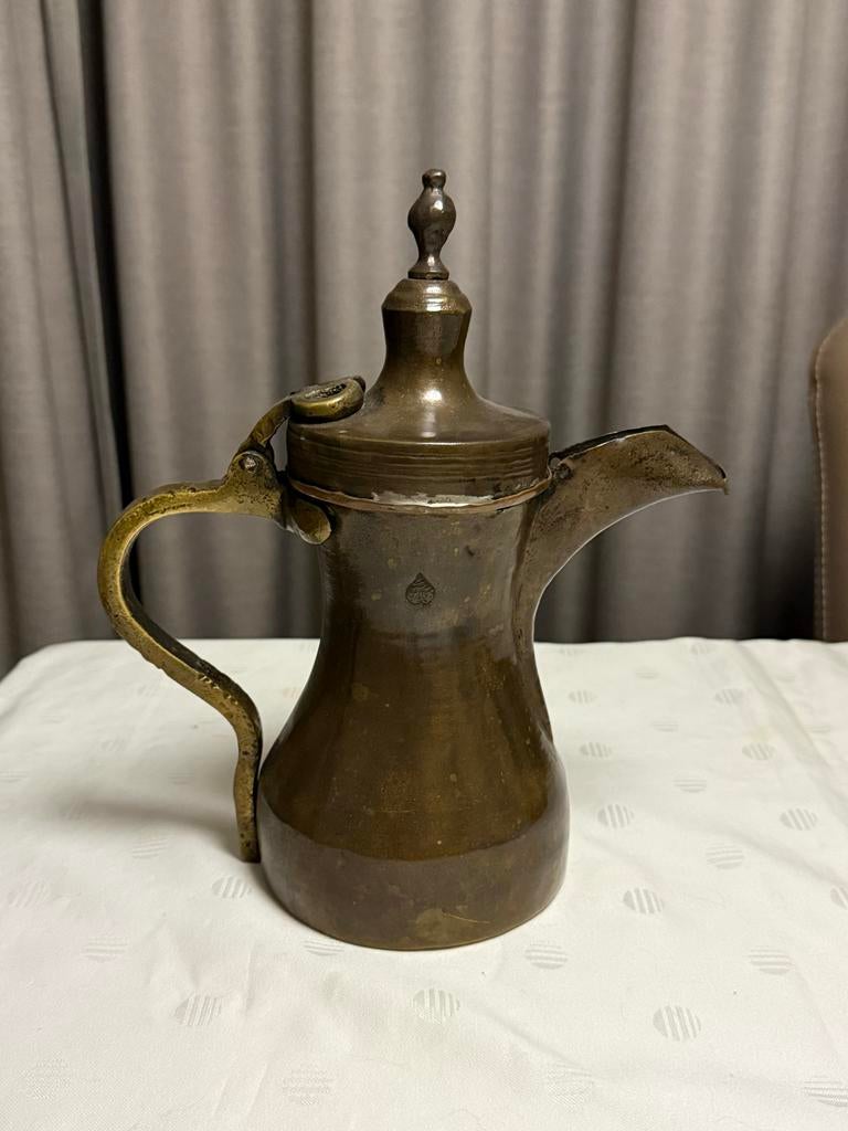 Antieke koperen koffiepot, Ophalen of Verzenden, Koper