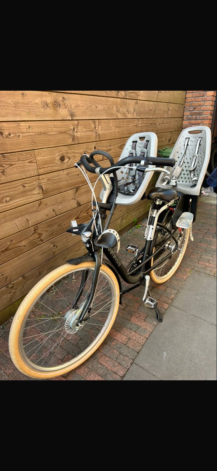 Batavus Inspire Moederfiets 48cm met 2 Yepp zitjes, Ophalen, 2 zitjes, Gebruikt, 47 tot 50 cm