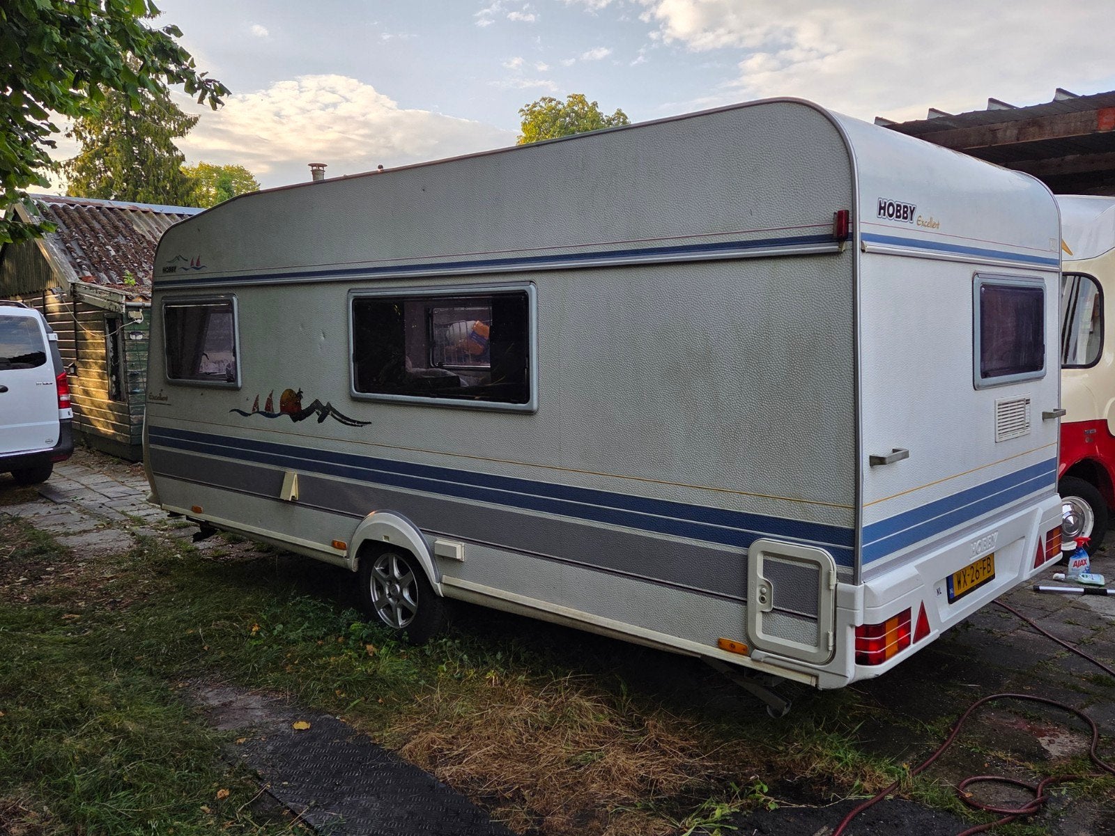 Hobby Excellent 495 UF caravan - Ruim en comfortabel, Caravans en Kamperen, Hobby, Dwarsbed, Particulier, 5 tot 6 meter