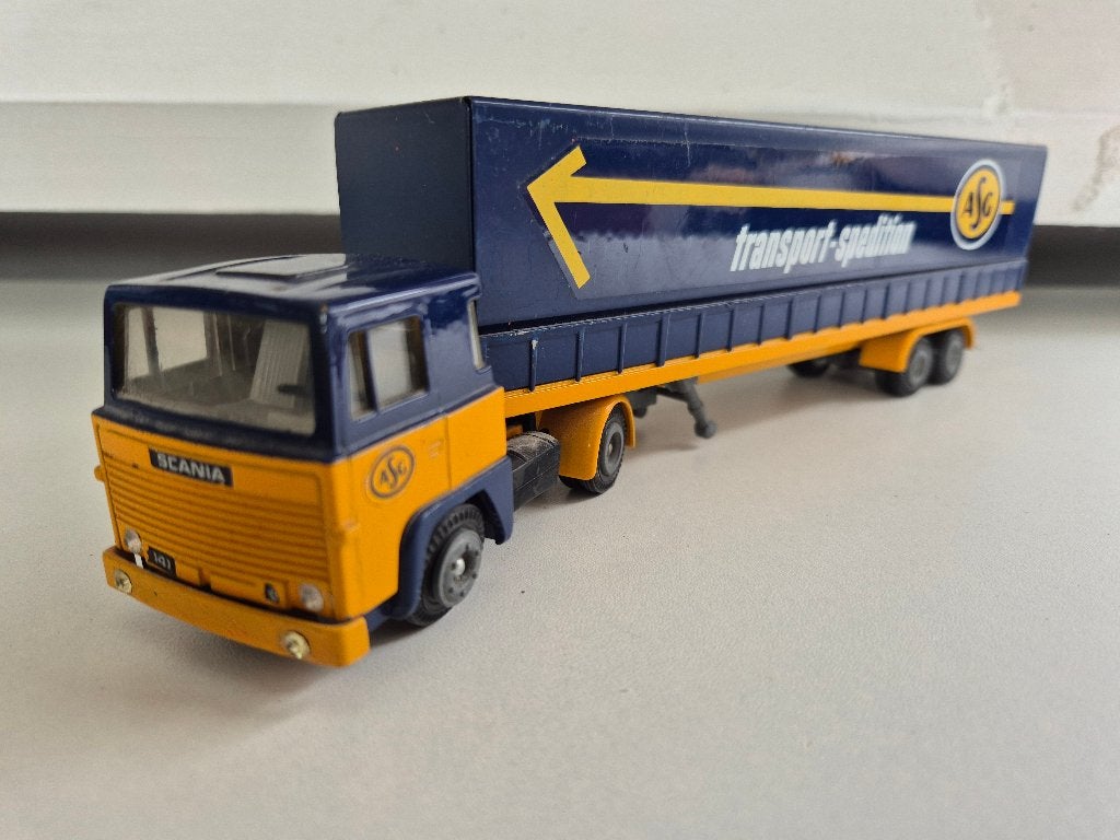 3 x Tekno en 2 x Lion Car., Ophalen of Verzenden, Gebruikt, Bus of Vrachtwagen, Tekno