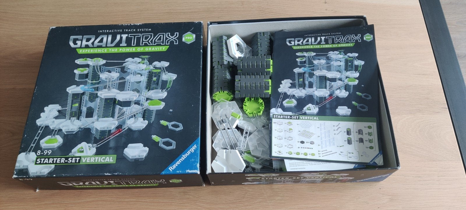 Gravitrax Starter Set en Vertical Uitbreiding, Kinderen en Baby's, Ophalen of Verzenden, Zo goed als nieuw, Jongen of Meisje