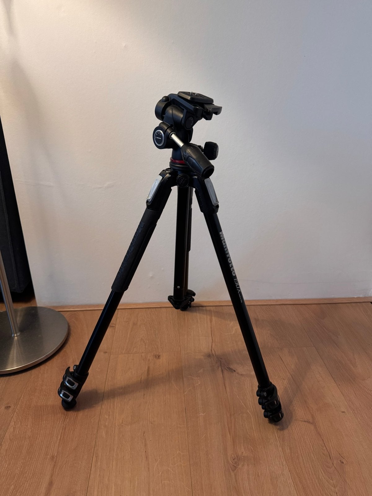 Manfrotto 190X driepoot statief met balhoofd, Ophalen, Gebruikt, Driepoot, Met balhoofd