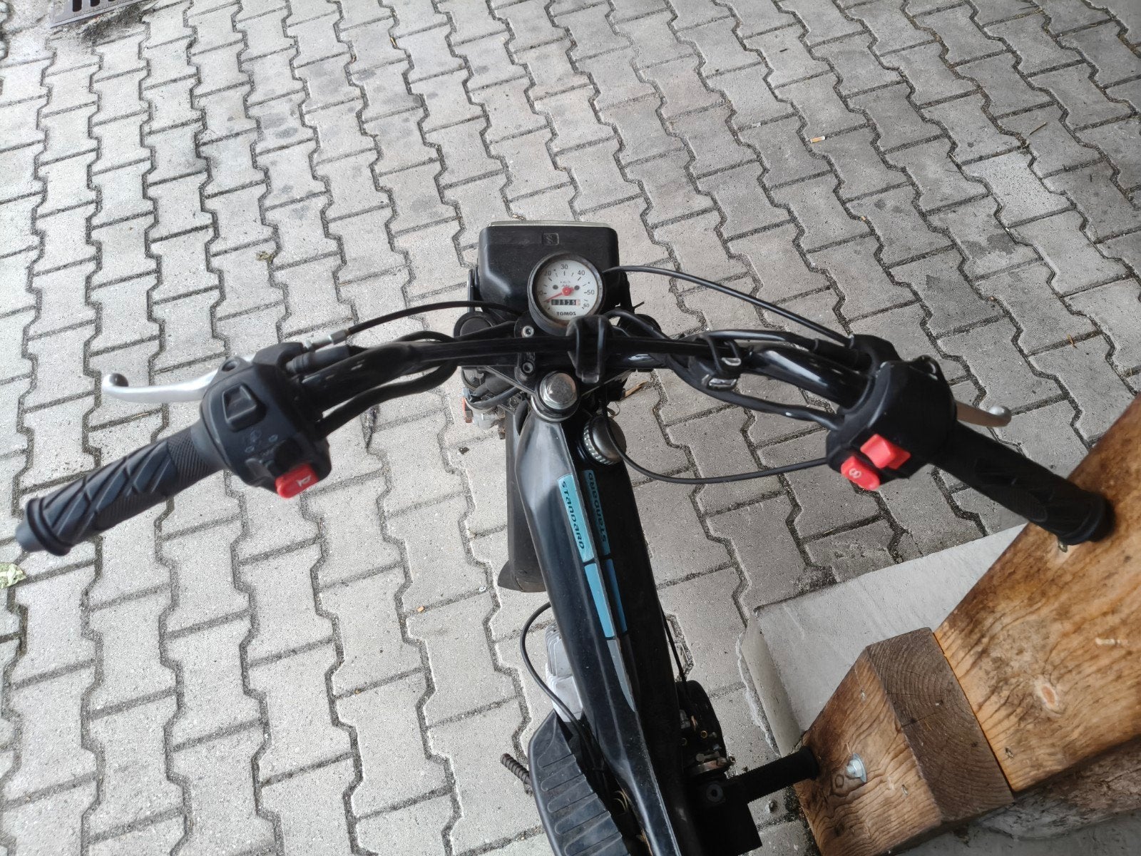 Tomos A3 65cc - Starten en Lopen - Blauw Kenteken, Fietsen en Brommers, Ophalen, Gebruikt, Standard