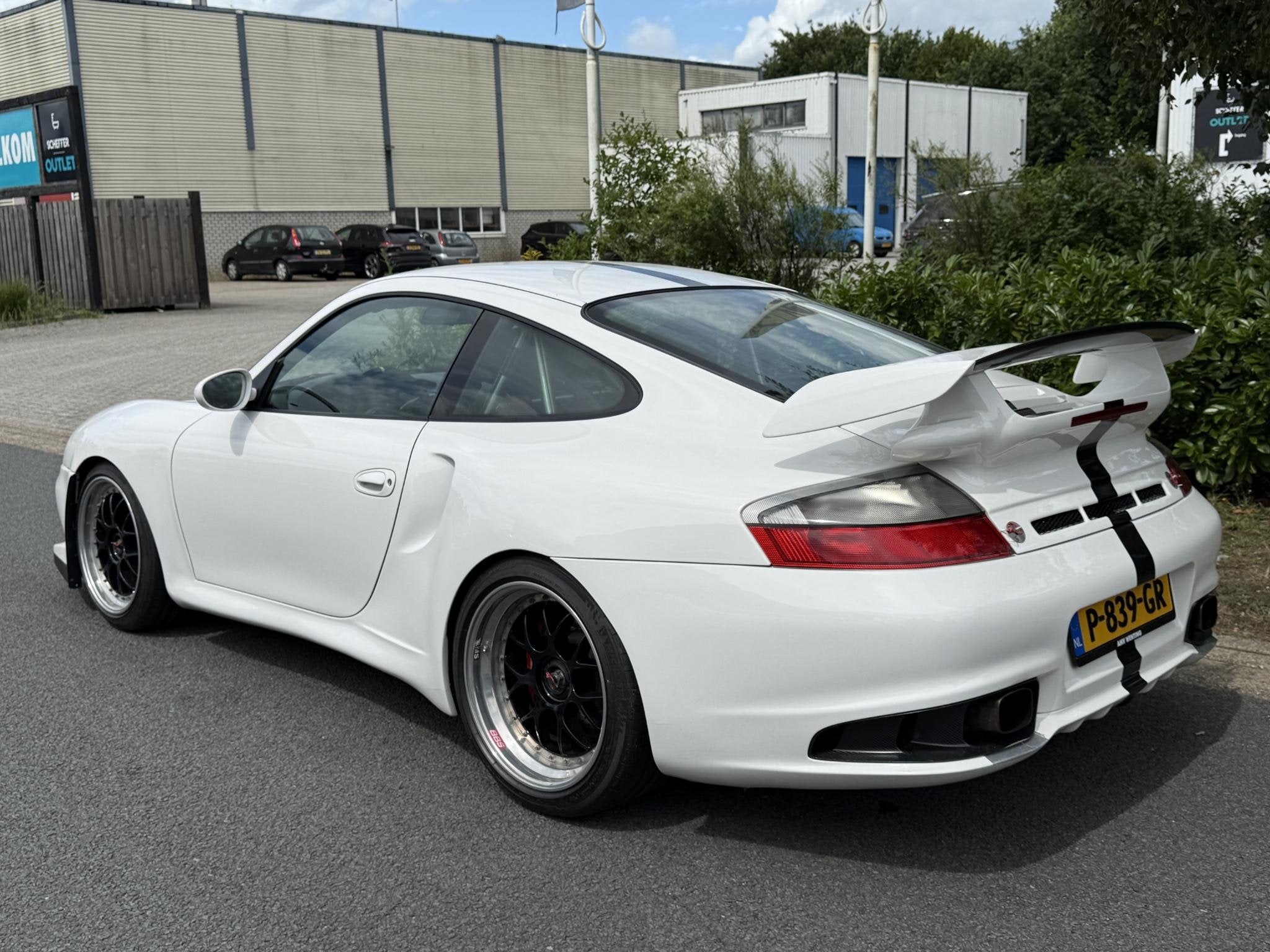 Porsche 911 3.6 GT3 996 425PK Gemballa, Auto's, Porsche, Gebruikt, 425 pk, Wit, Leder