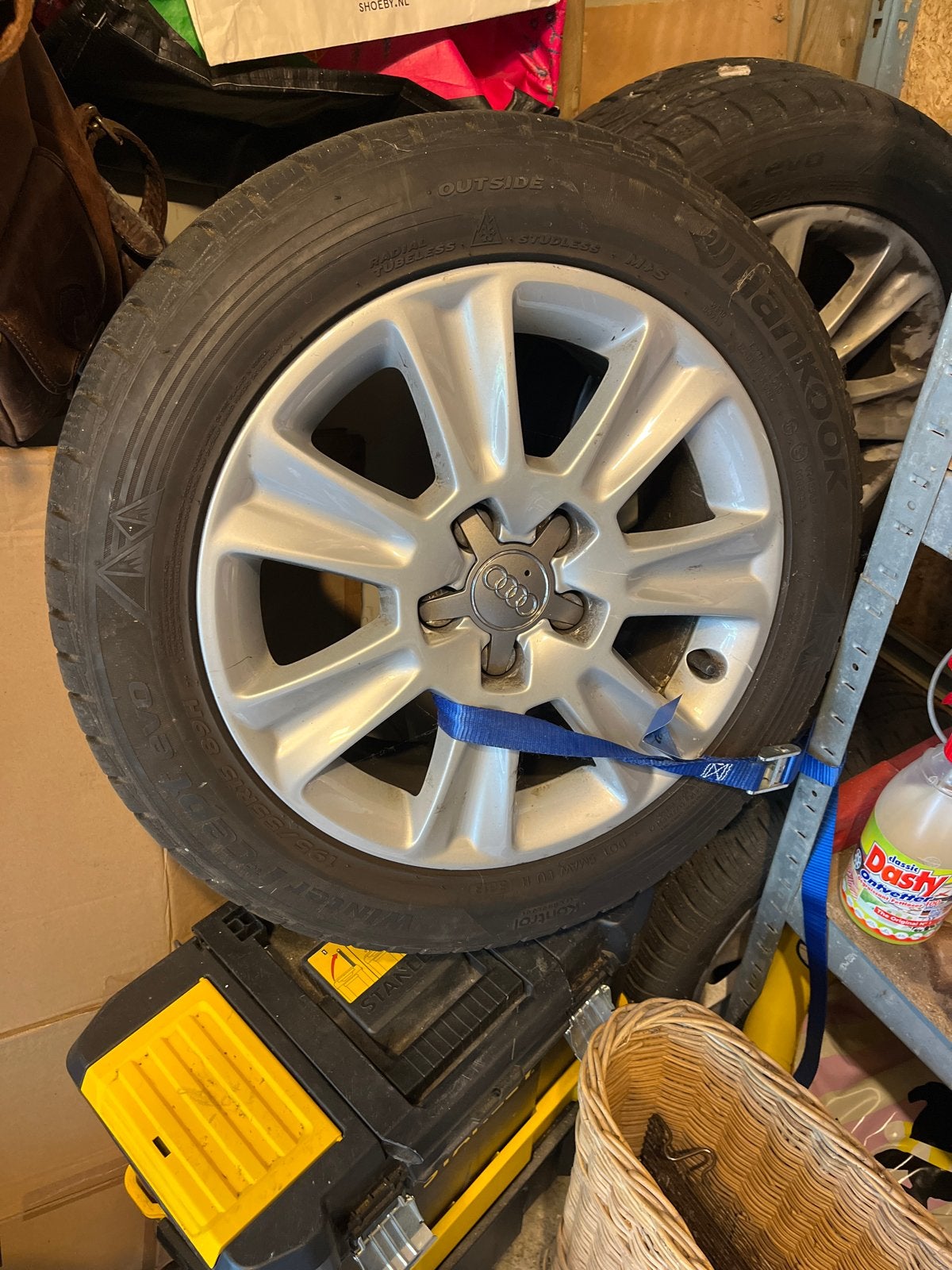 Audi A2 velgen 5x100 15 inch, Auto-onderdelen, Banden en Velgen, Ophalen, Gebruikt, 15 inch, Velg(en)