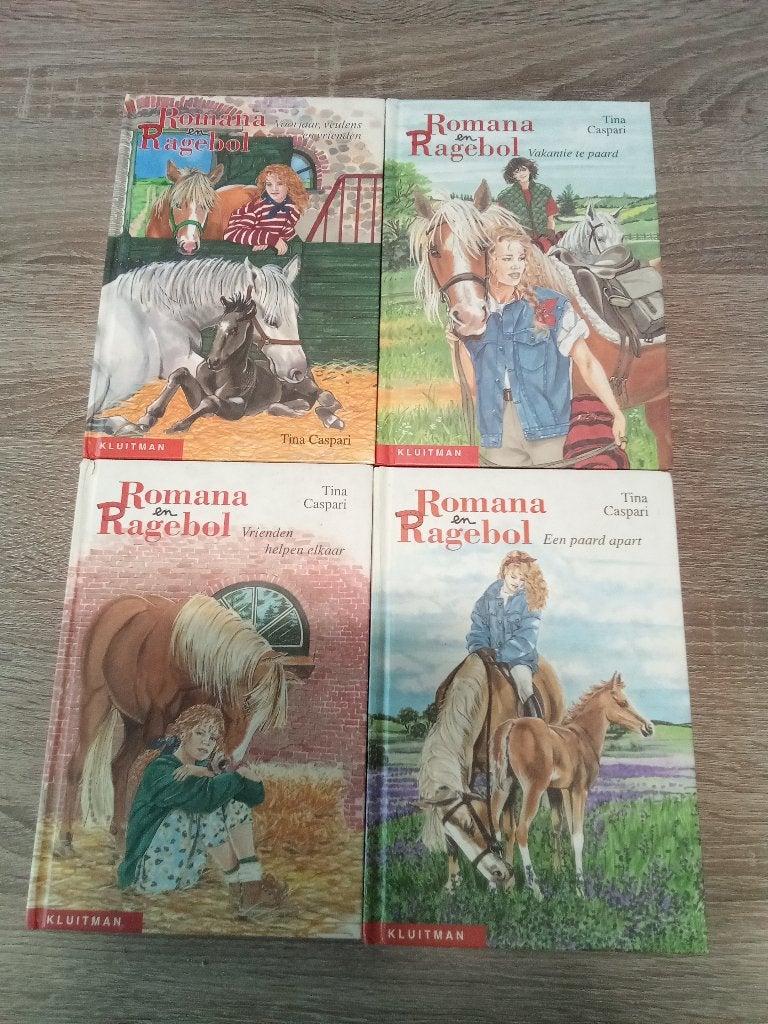Romana en Ragebol - 4 boeken van Tina Caspari, Boeken, Tina Caspari, Fictie, Ophalen, Gelezen