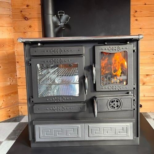 Gietijzer Houtfornuis Alhena Speksteen / Buitenkeuken, Houtskool, Info@dekachelerij.nl, Nieuw, Ophalen of Verzenden