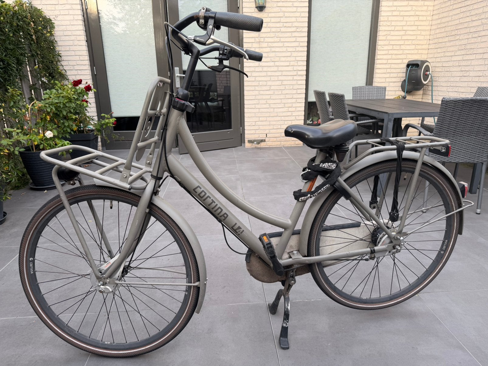 Cortina Grijse Damesfiets met 7 Versnelingen, Velgrem, Versnellingen, Ophalen, Overige merken