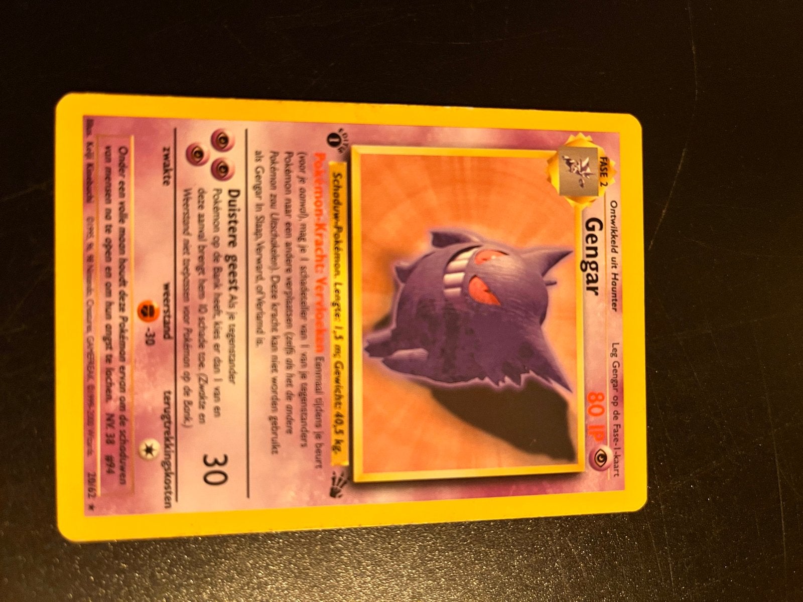 Gengar NL first edition, Ophalen of Verzenden, Zo goed als nieuw