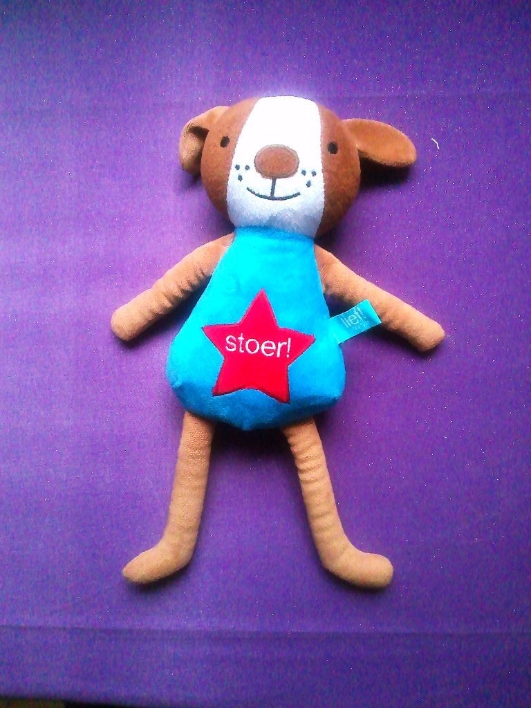 LIEF ! LIFESTYLE Knuffel HOND STOER. 34 CM **Nieuw**, Overige merken, Nieuw, Met label, Hond