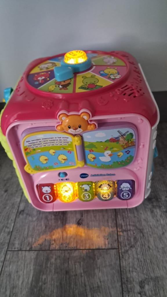 VTech Baby Activiteiten Kubus, Kinderen en Baby's, Speelgoed | Vtech, Ophalen of Verzenden, Zo goed als nieuw, 6 maanden tot 2 jaar