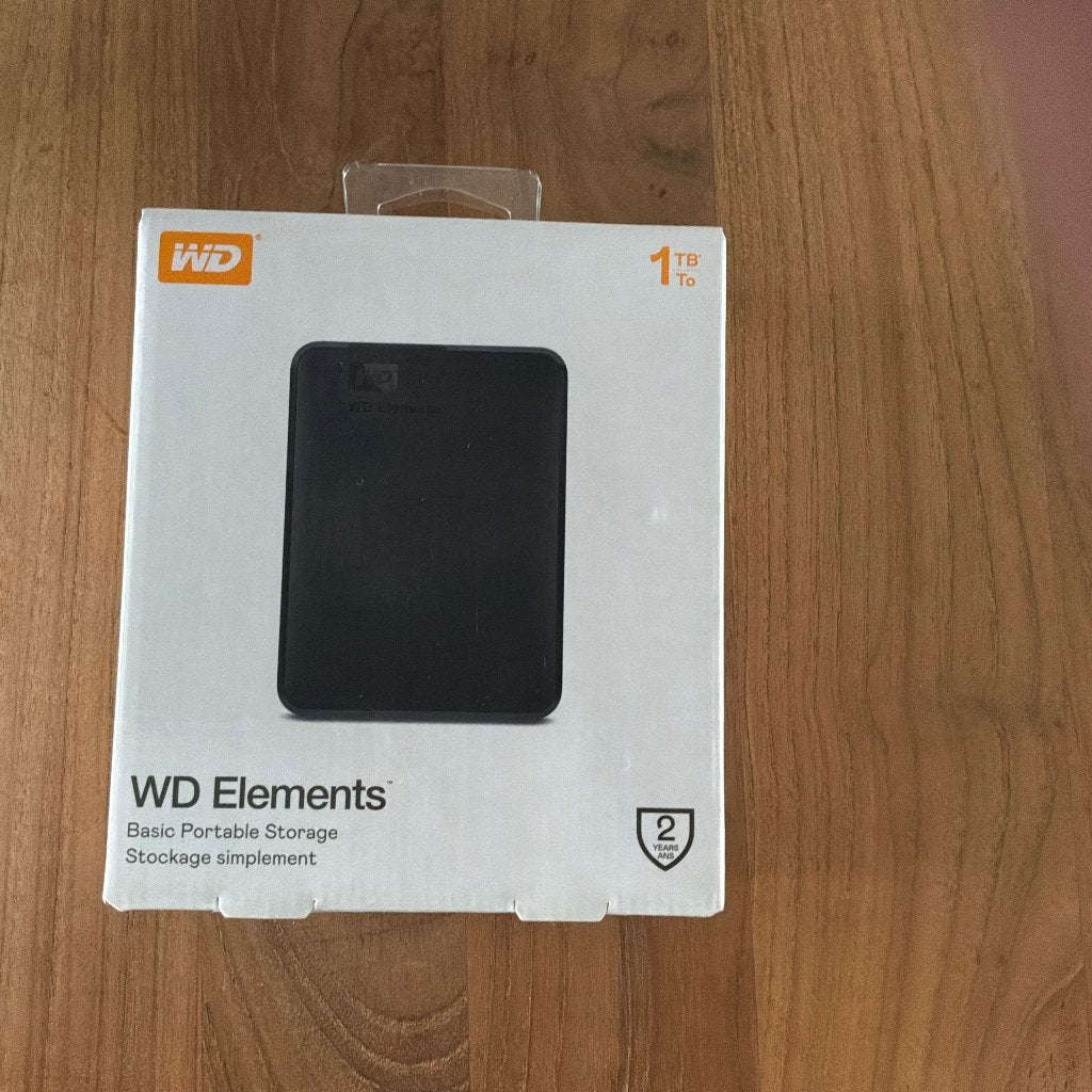 Western Digital Elements Portable  1Tb, Ophalen, HDD, Nieuw, Western Digital (WD)