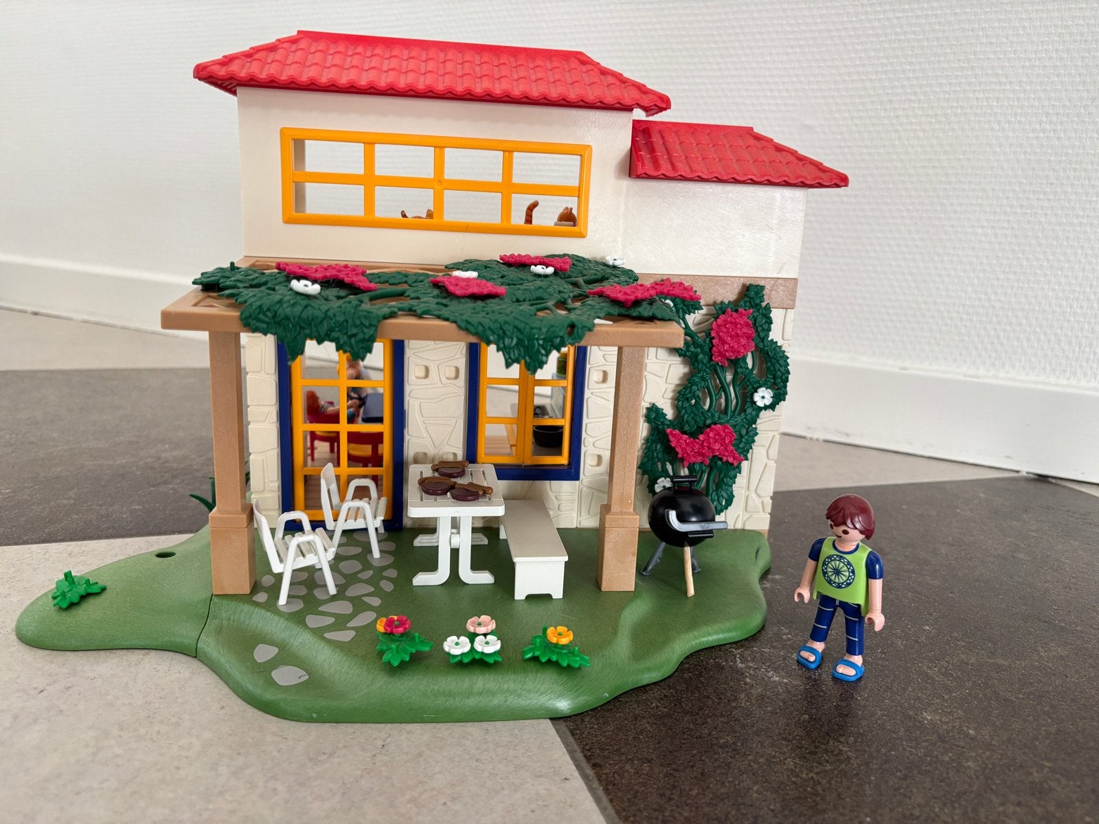 Playmobil Vakantiehuis met veel accessoires., Ophalen of Verzenden, Gebruikt, Jongen of Meisje