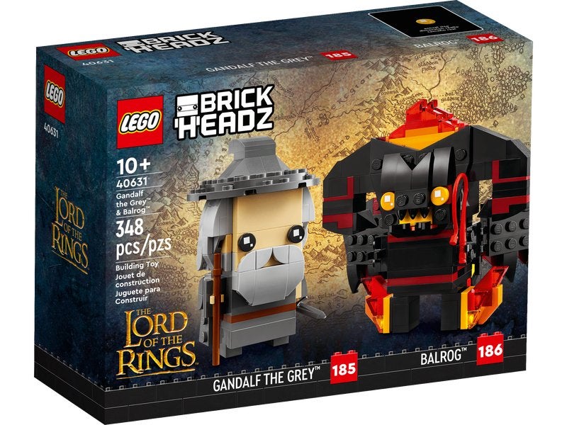 Lego Gandalf de Grijze & Balrog (40631) Nieuw, Kinderen en Baby's, BrickHeadz, Lego, Nieuw, Ophalen of Verzenden