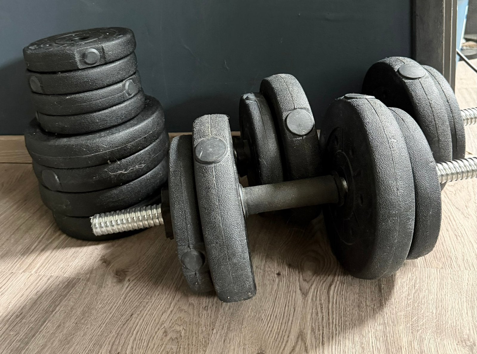 Verstelbare dumbells, Ophalen of Verzenden, Zo goed als nieuw, Dumbbell
