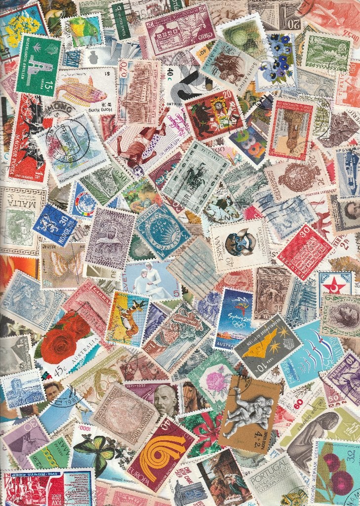 R 170. Wereld ruim 150 beschadigde zegels LEES, Verzenden, Buitenland