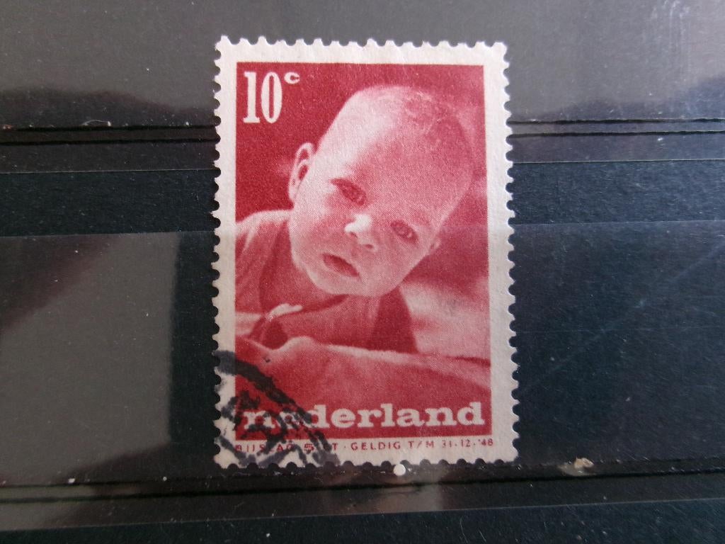 1947 - kinderzegel 10 + 5 ct (123c), Postzegels en Munten, Postzegels | Nederland, Verzenden, Gestempeld