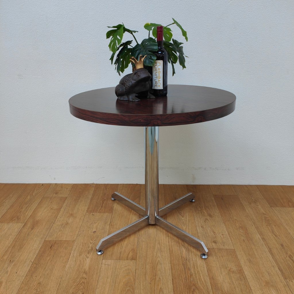 Vintage ronde Mid Century eettafel tafel keukentafel 706, Huis en Inrichting, Tafels | Eettafels, Gebruikt, 50 tot 100 cm, 100 tot 150 cm