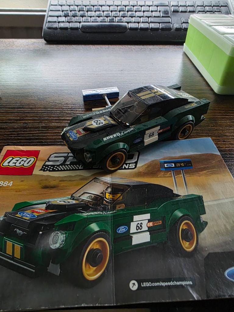 LEGO Speed Champions Ford Mustang GT (75884), Compleet, Lego, Zo goed als nieuw, Complete set