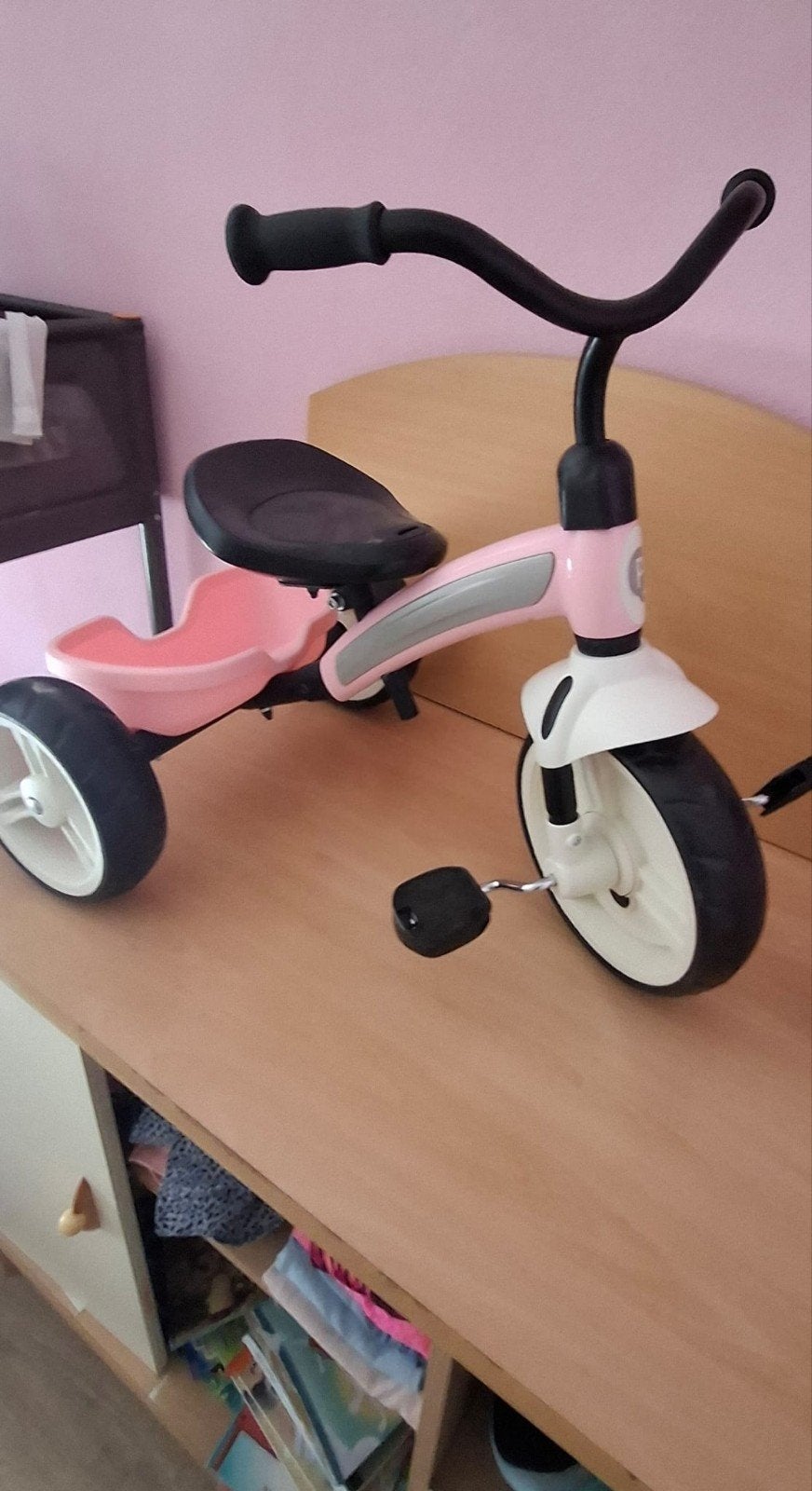 Roze driewieler voor kinderen, Ophalen, Gebruikt, Onbekend