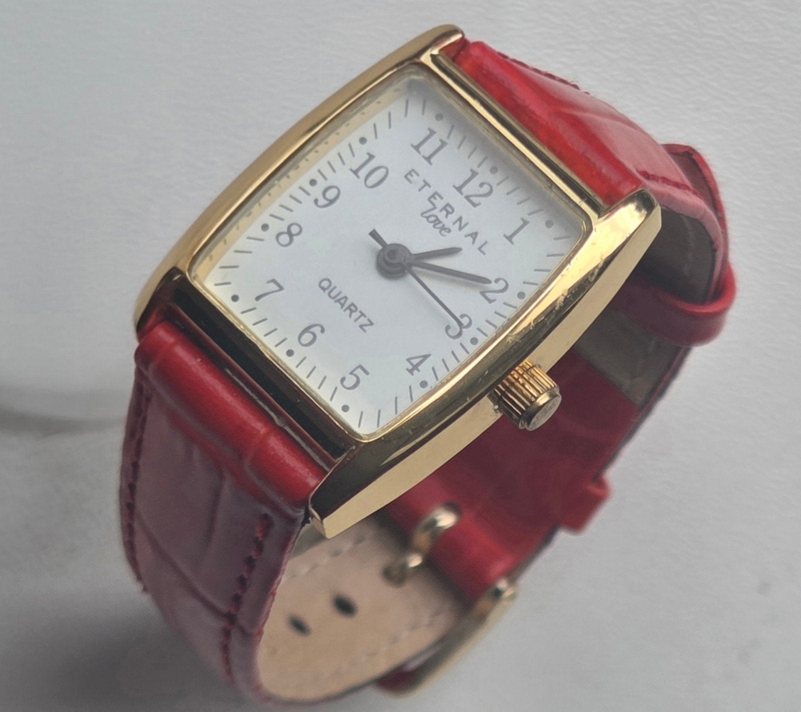 Vintage Eternal Love Quartz dameshorloge, Ophalen of Verzenden, Gebruikt, Staal, Overige merken