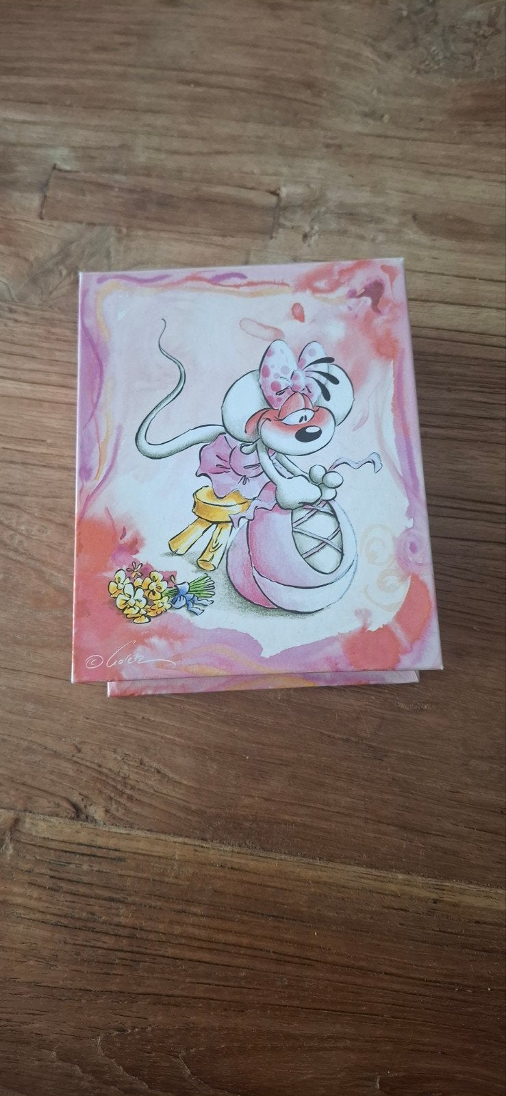 Diddle doosje + spiegeltje, Verzamelen, Diddl, Ophalen of Verzenden, Zo goed als nieuw, Overige typen