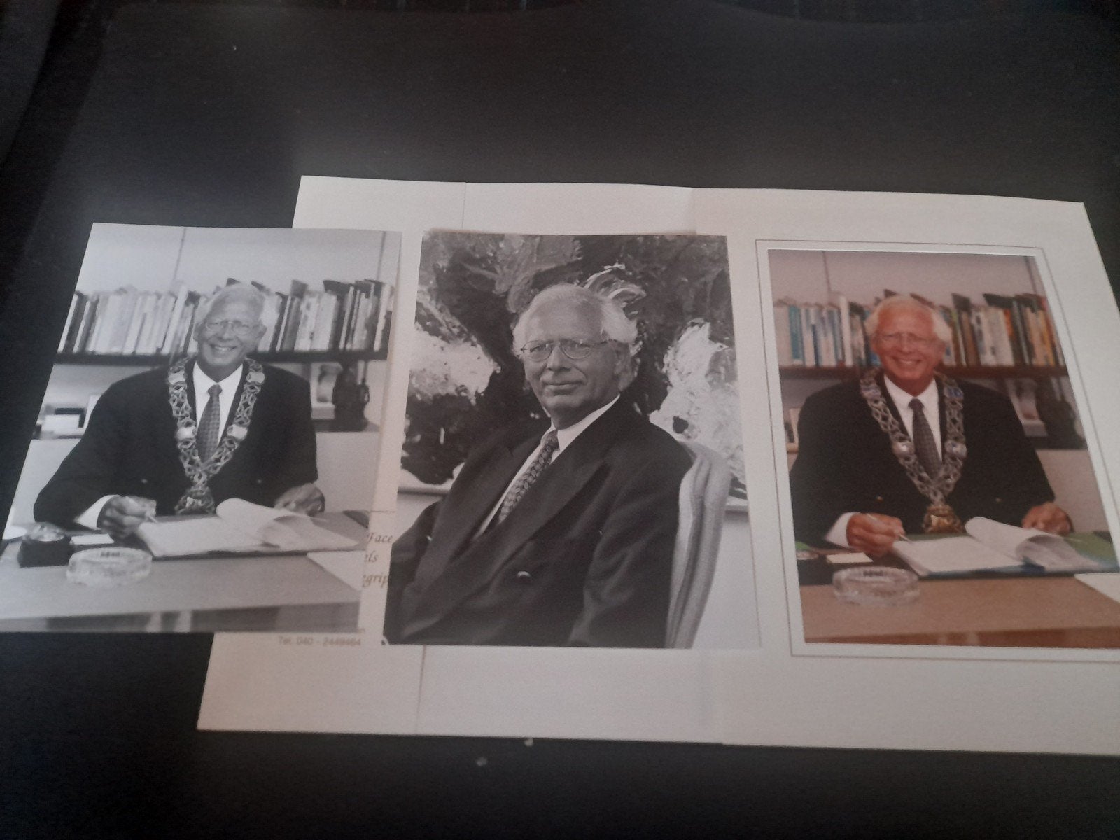 3 persfoto's Rein Welschen (oud-burgemeester Eindhoven), Ophalen of Verzenden, Voor 1940, Gebruikt, Overige onderwerpen