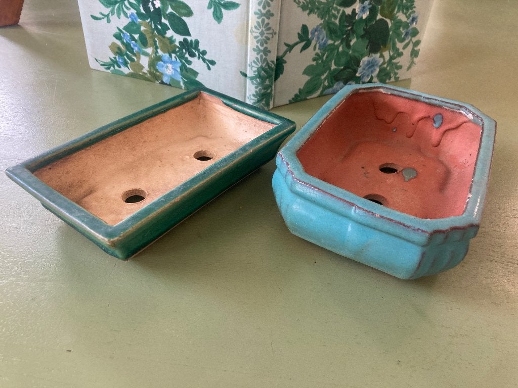 Bonsaischaal pot voor schaal voor Bonsai, Tuin en Terras, Binnen, Ophalen of Verzenden, Zo goed als nieuw, Aardewerk