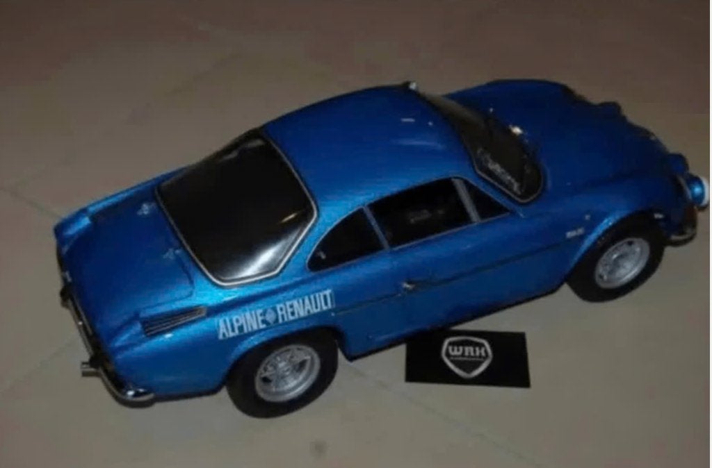 1:8 RENAULT ALPINE A110 blue Altaya HANDBOUW WRH, Ophalen, Zo goed als nieuw, 1:5 t/m 1:8, Auto