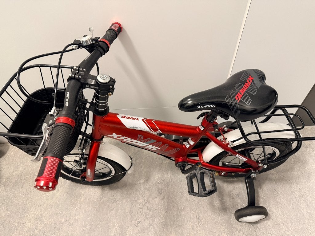 Kinderfiets, Terugtraprem, Gebruikt, Verstelbare zitting, Ophalen
