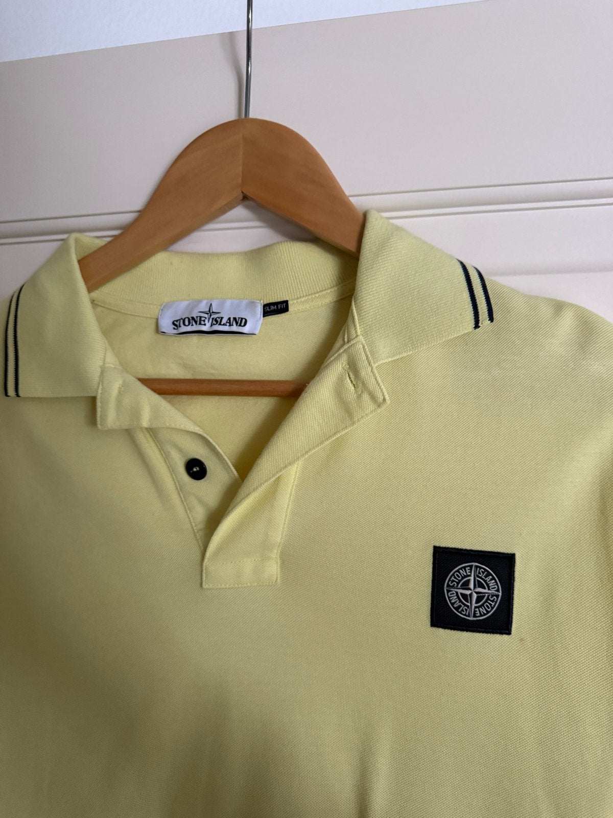 Stone Island Slim Fit Polo - Geel & Paars 70€ 2 polo’s, Ophalen of Verzenden, Zo goed als nieuw, Maat 48/50 (M), Geel
