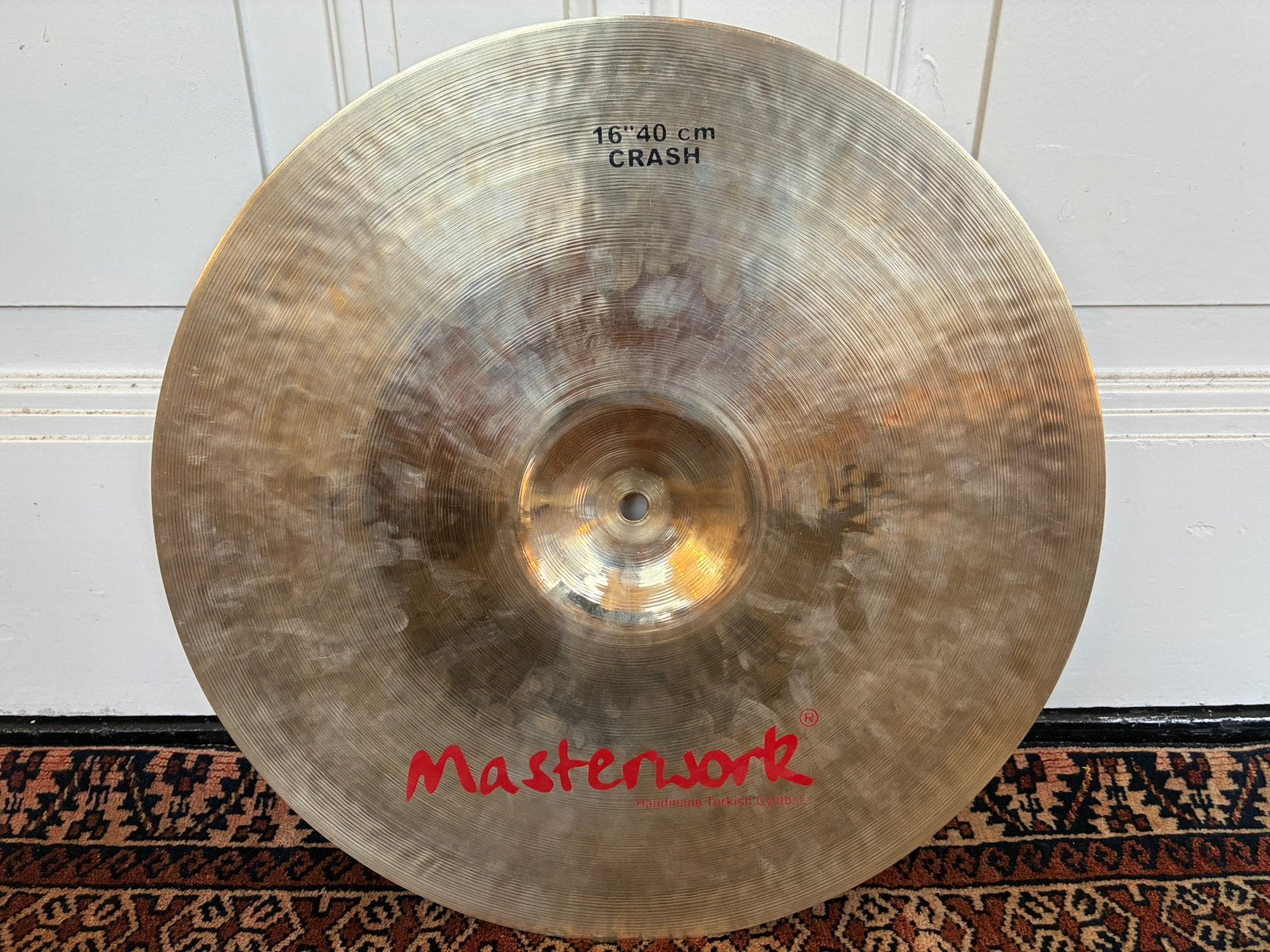 Masterwork Troy Crash Bekken, 16 inch, Brilliant versie, Gebruikt, Verzenden, Masterwork, Nvt