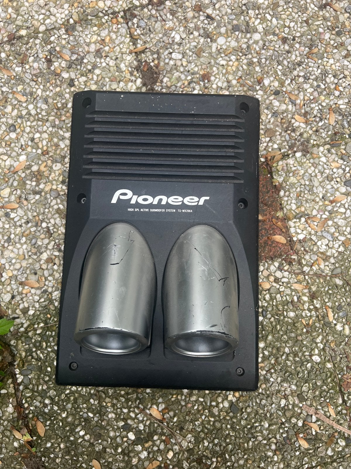 Pioneer TS-WX206A actieve subwoofer, Auto diversen, Ophalen of Verzenden, Gebruikt